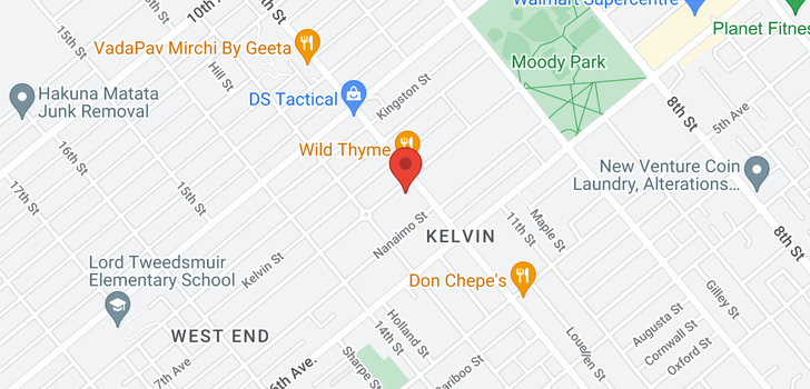 map of 1214 SEVENTH AVENUE